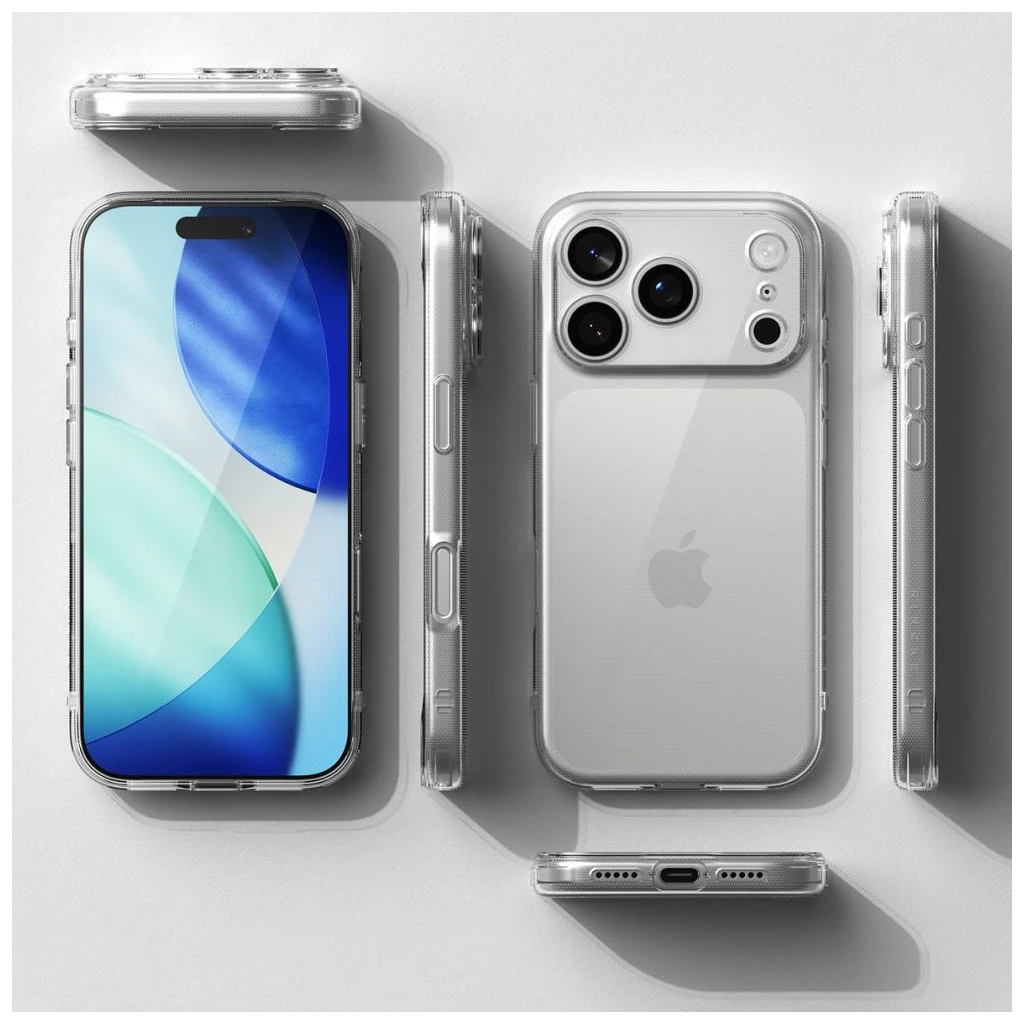 RINGKE AIR iPHONE 17 PRO készülékhez tok, átlátszó