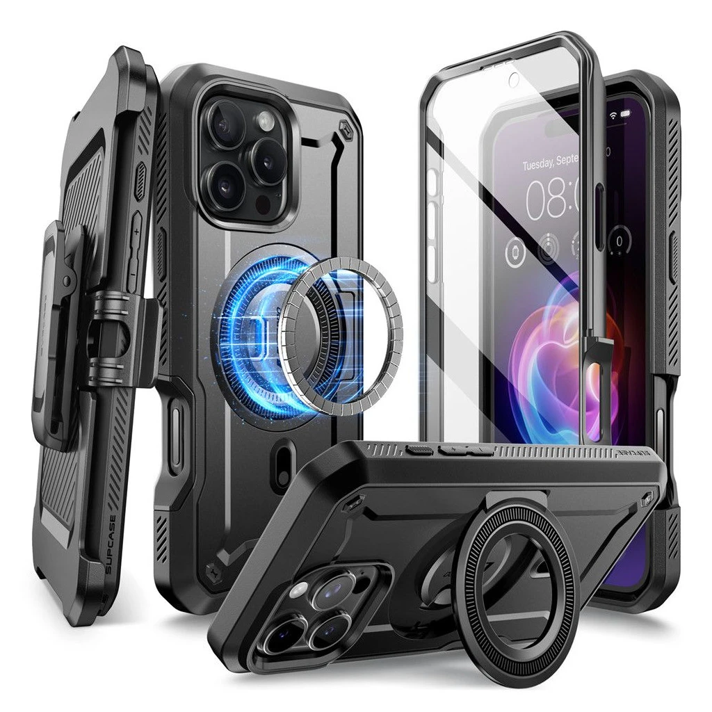 SUPCASE UB PRO MAG MAGSAFE IPHONE 16 PRO MAX készülékhez tok fekete