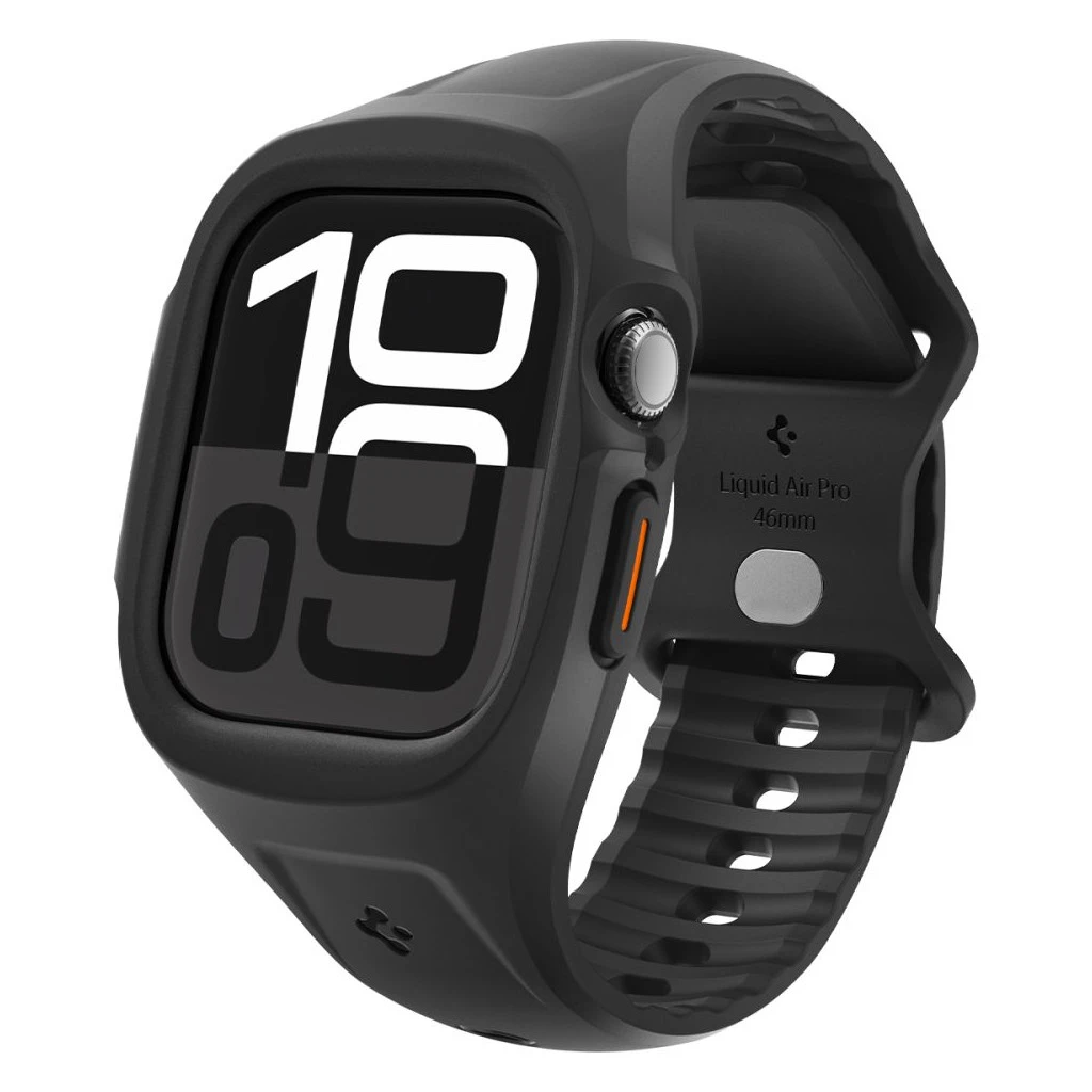 SPIGEN LIQUID AIR PRO Apple Watch 10/11 (46 mm) készülékhez tok fekete