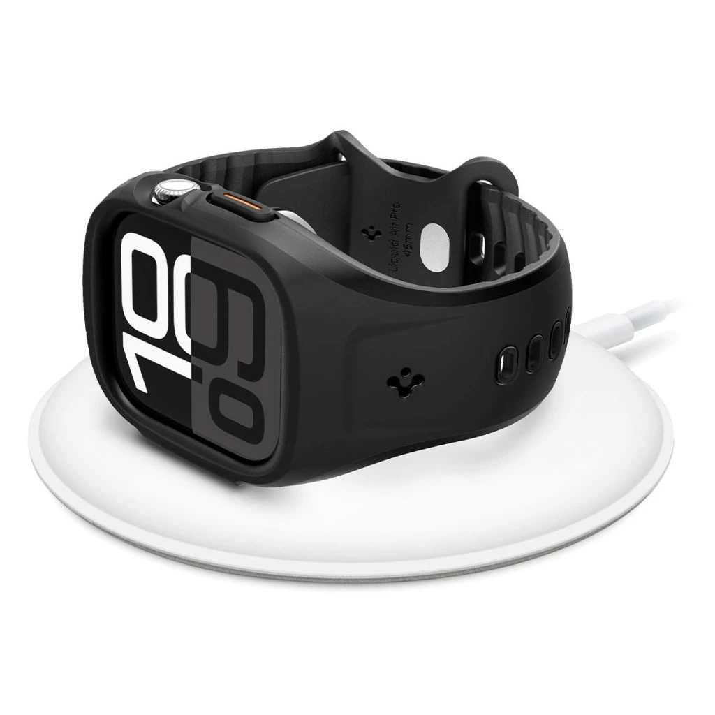 SPIGEN LIQUID AIR PRO Apple Watch 10/11 (46 mm) készülékhez tok fekete