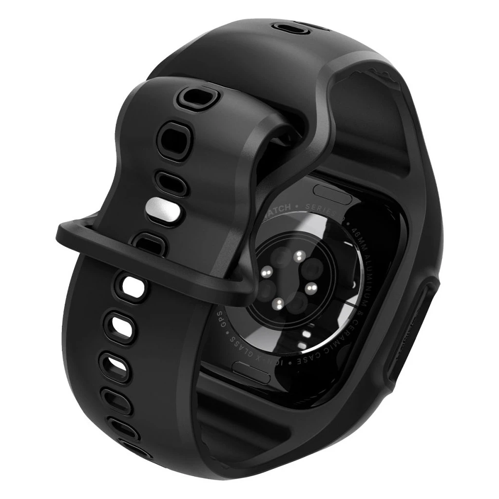 SPIGEN LIQUID AIR PRO Apple Watch 10/11 (46 mm) készülékhez tok fekete
