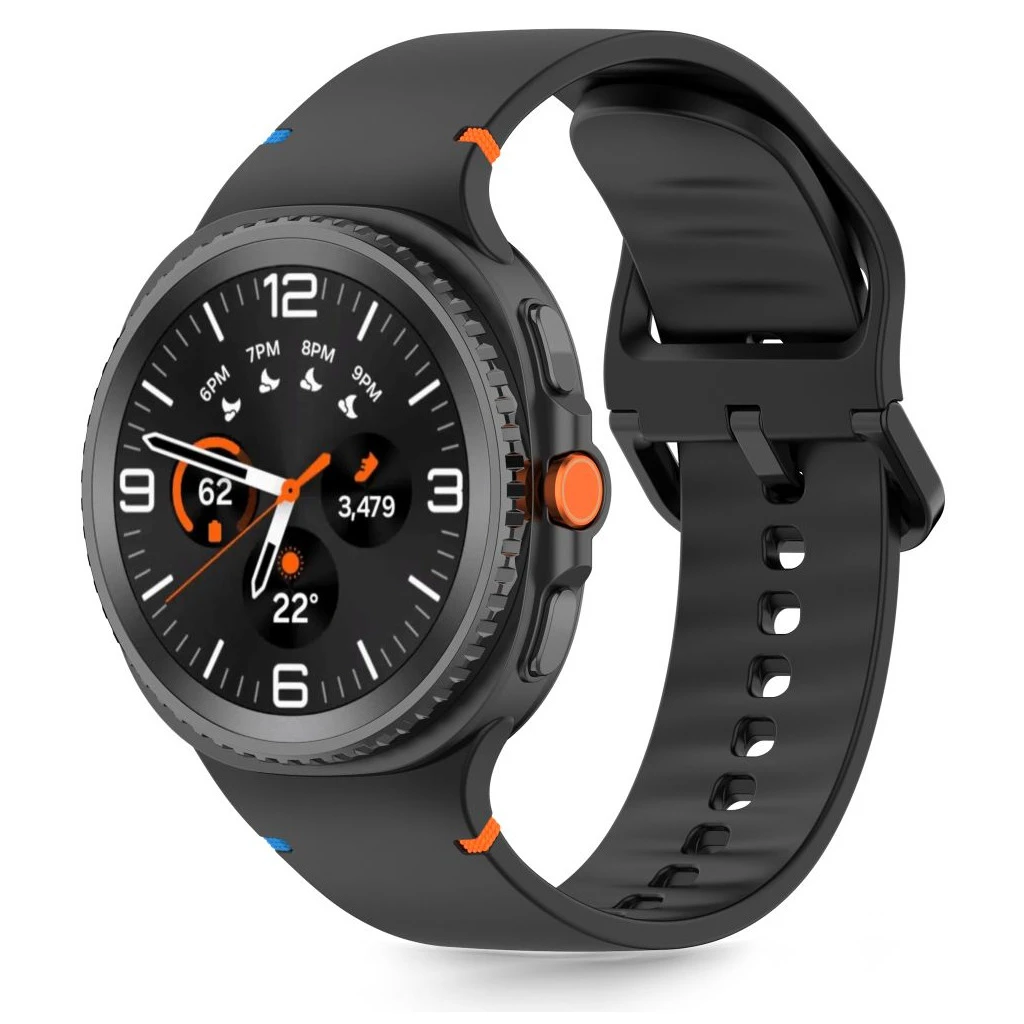 TECH-PROTECT szilikon tok Samsung Galaxy Watch 8 / Classic készülékhez (40 / 44 / 46 MM) fekete