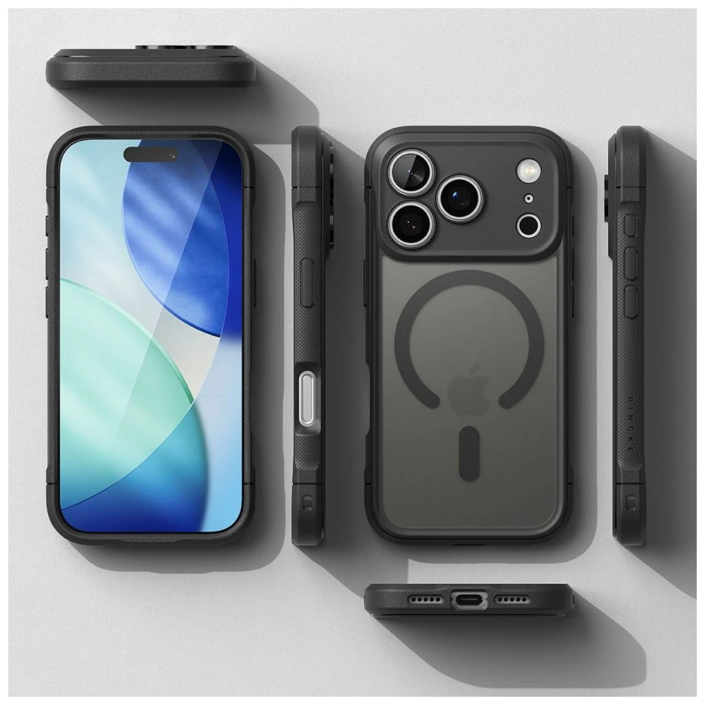 RINGKE FUSION BOLD MAGNETIC MAGSAFE iPhone 17 Pro készülékhez tok matt fekete