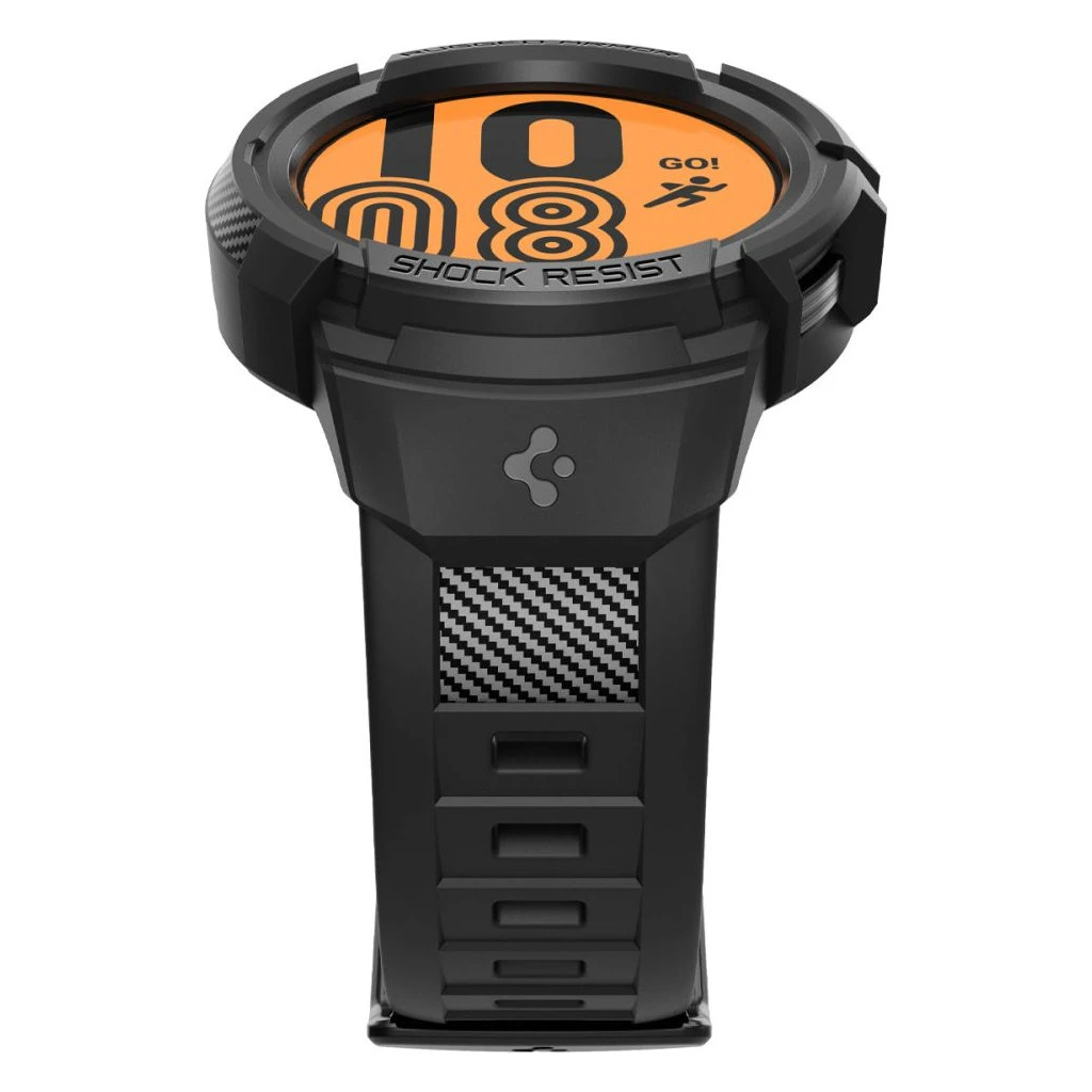 SPIGEN RUGGED ARMOR „PRO” tok Samsung Galaxy Watch 5 Pro (45 MM) készülékhez fekete