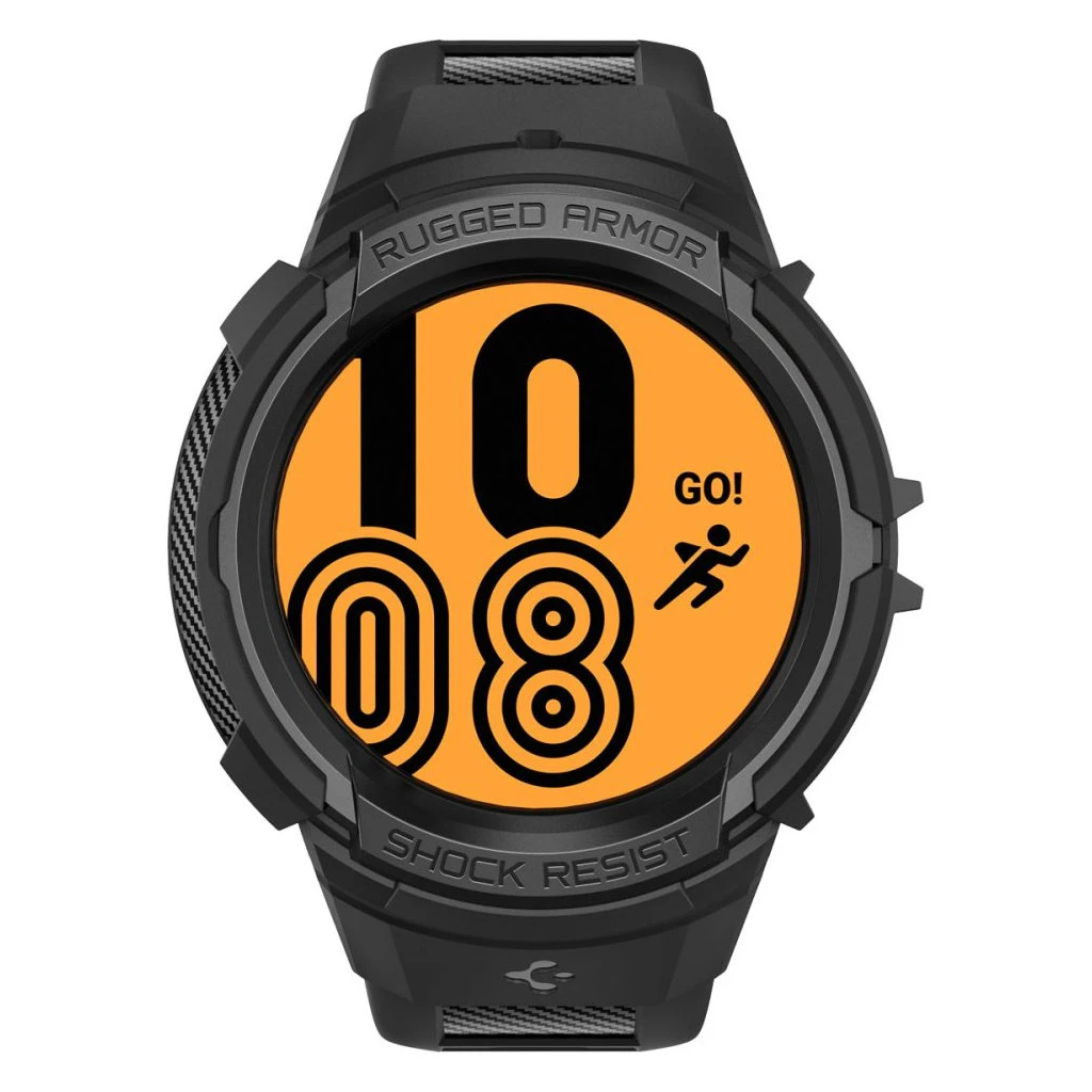 SPIGEN RUGGED ARMOR „PRO” tok Samsung Galaxy Watch 5 Pro (45 MM) készülékhez fekete