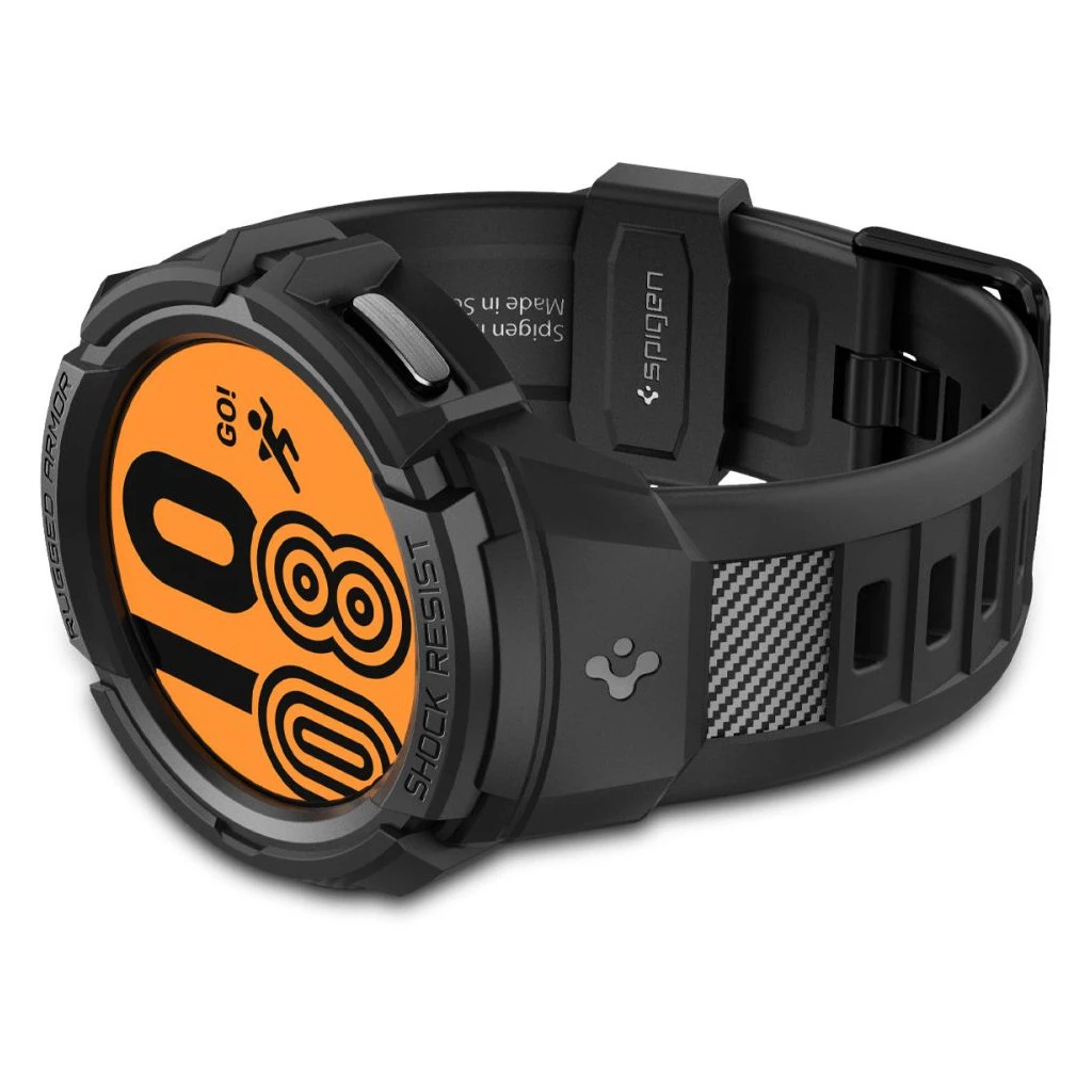 SPIGEN RUGGED ARMOR „PRO” tok Samsung Galaxy Watch 5 Pro (45 MM) készülékhez fekete