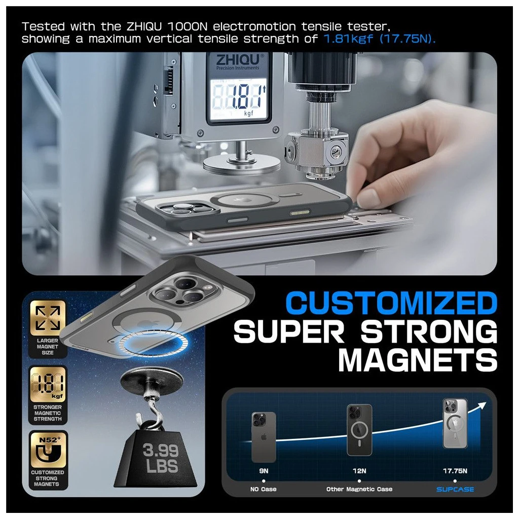 SUPCASE UB MAG MAGSAFE iPhone 16 Pro Max készülékhez tok szürke