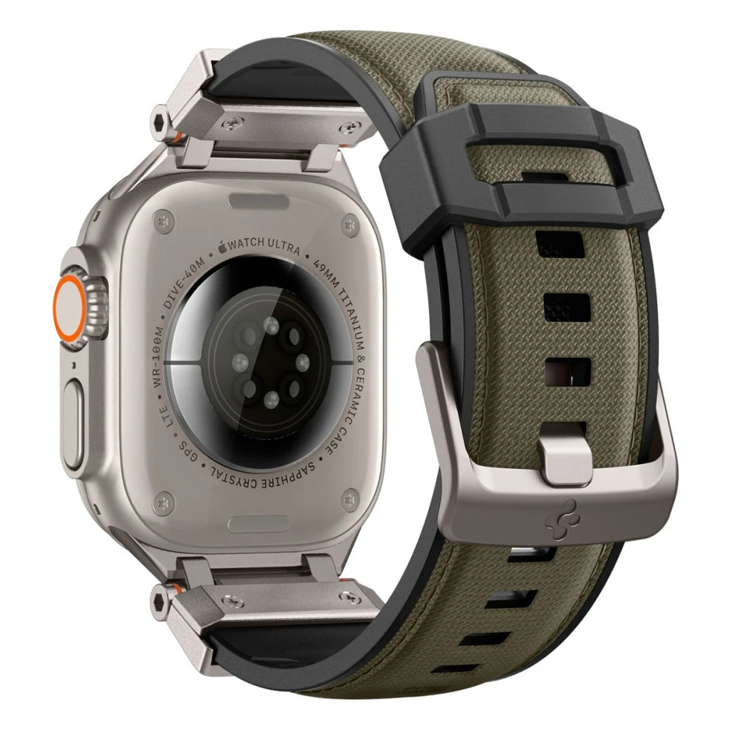 SPIGEN DURAPRO ARMOR Apple Watch 8/9/10/11/SE/ULTRA készülékhez tok (44/45/46/49 MM) militár zöld