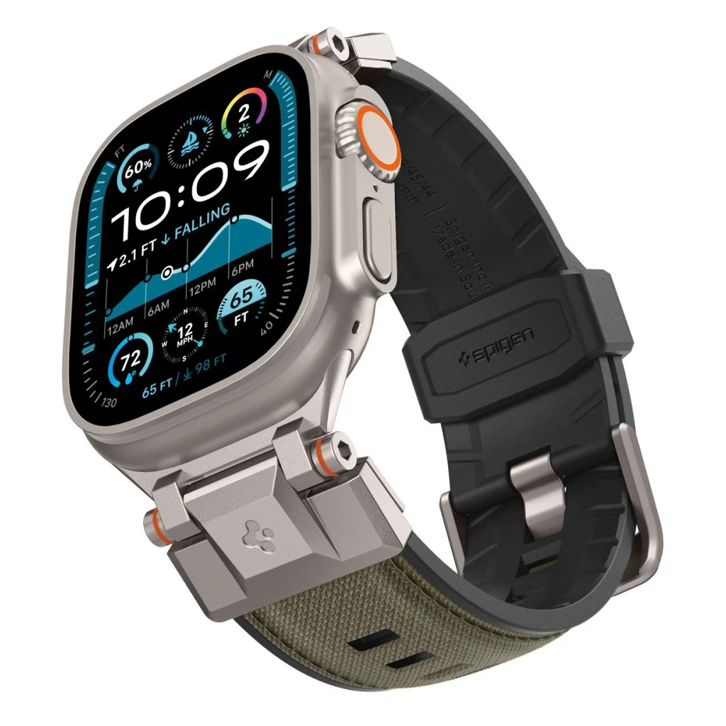 SPIGEN DURAPRO ARMOR Apple Watch 8/9/10/11/SE/ULTRA készülékhez tok (44/45/46/49 MM) militár zöld