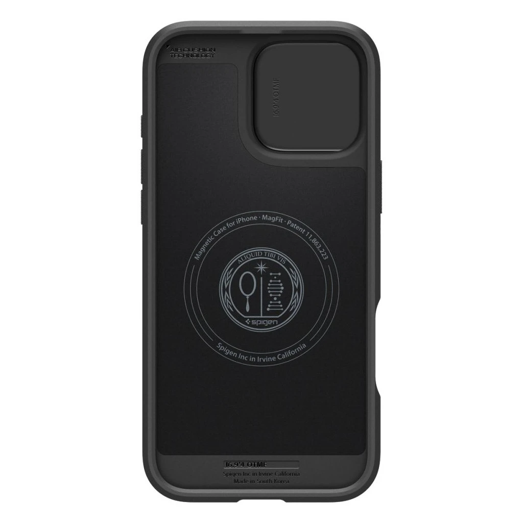 SPIGEN OPTIK ARMOR MAG MAGSAFE iPhone 16 Pro Max készülékhez tok fekete