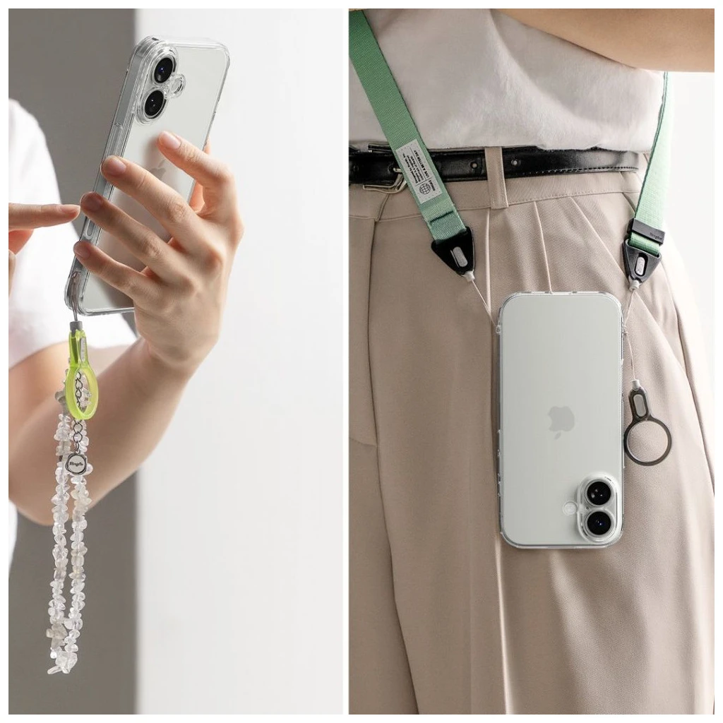 RINGKE AIR iPhone 17 készülékhez tok átlátszó