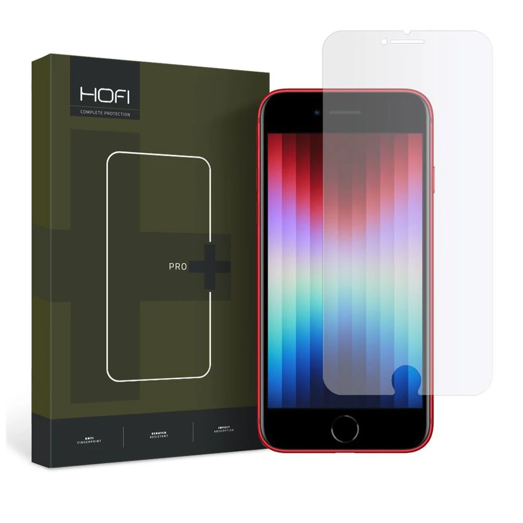Megerősített üveg kijelzővédő HOFI GLASS PRO+ iPhone 7/8/SE 2020/2022 készülékhez átlátszó