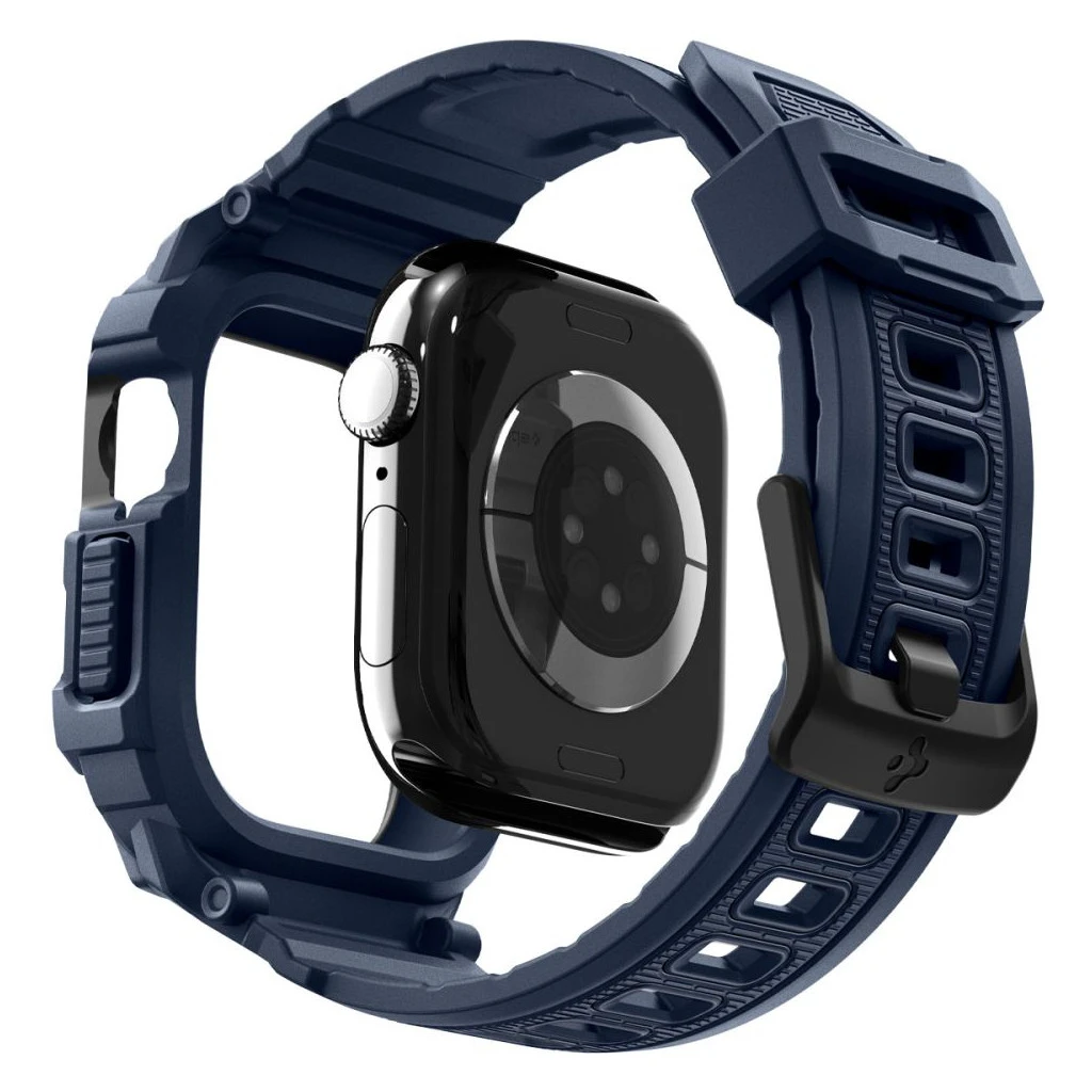 SPIGEN RUGGED ARMOR „PRO” V2 Apple Watch 10/11 (42 MM) készülékhez védőtok – tengerészkék