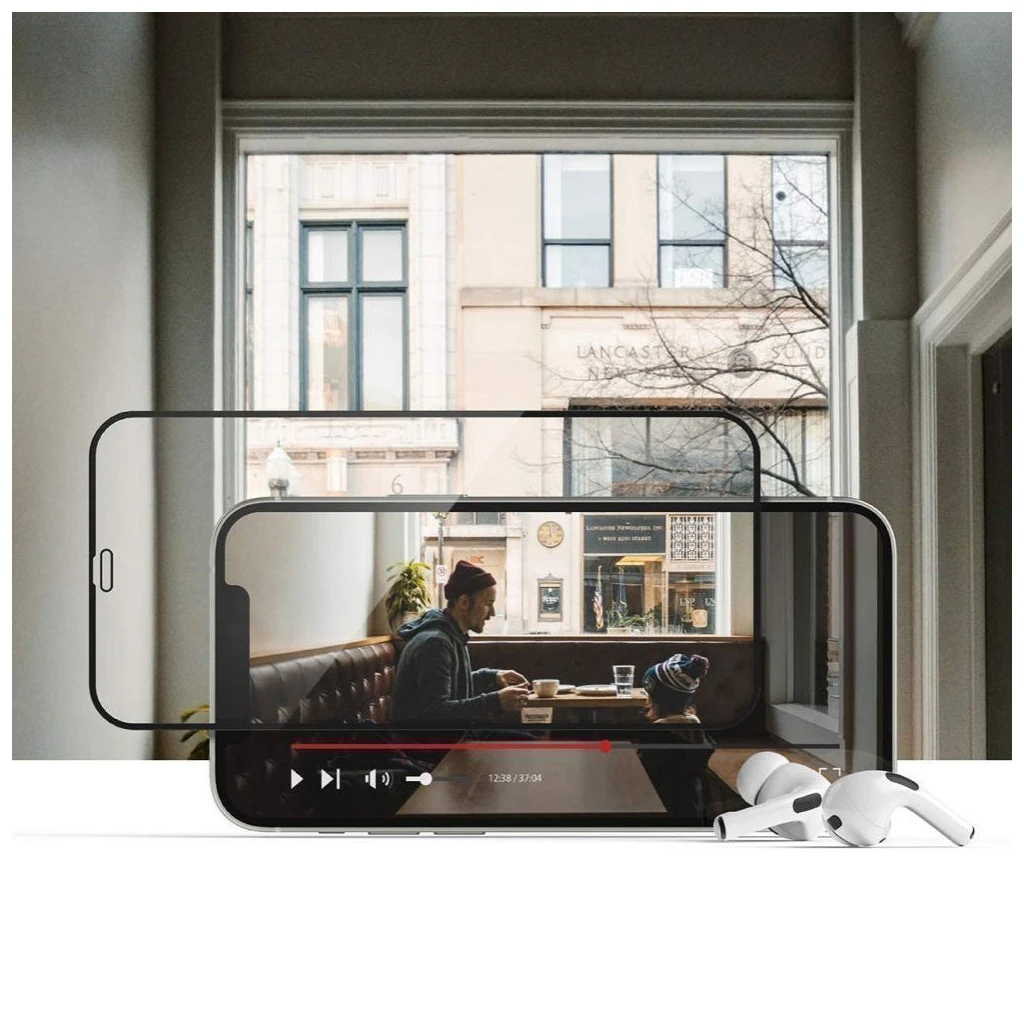 HOFI GLASS PRO+ temperált üveg kijelzővédő 2-PACK iPhone 16 Pro / 17 / 17 Pro készülékhez, fekete