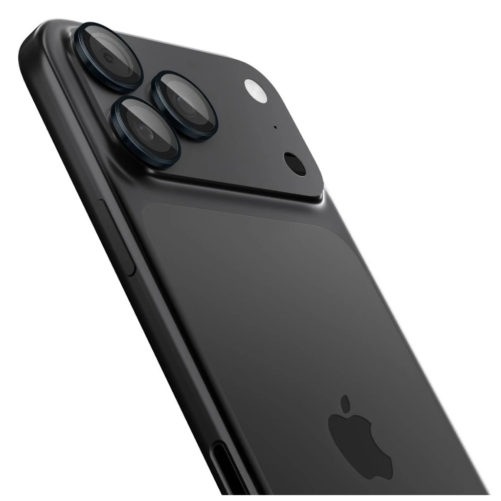 SPIGEN OPTIK PRO GLAS.TR „EZ FIT” kameravédő 2-PACK iPhone 14 Pro / Max, 15 Pro / Max, 16 Pro / Max, 17 Pro / Max készülékhez kék titán
