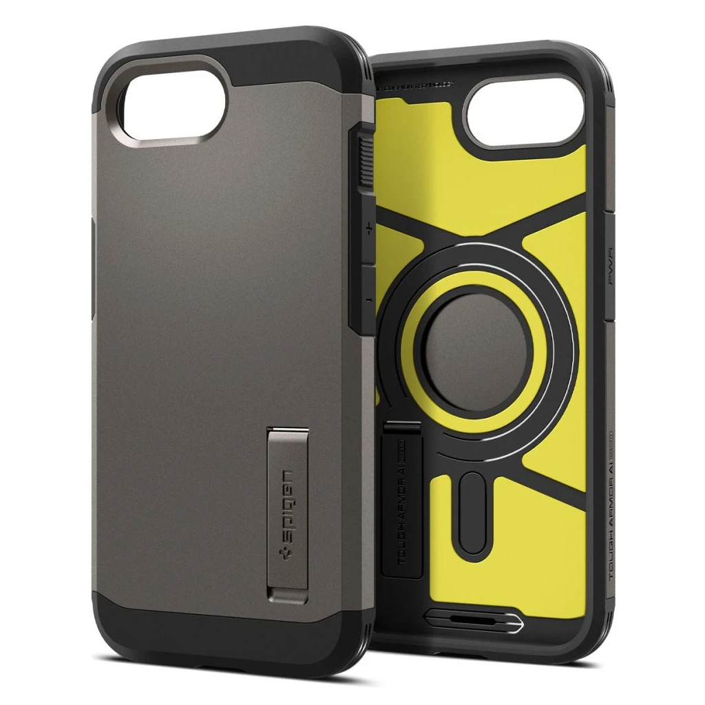 SPIGEN TOUGH ARMOR MAG MAGSAFE iPhone 16E készülékhez tok lőfémszürke