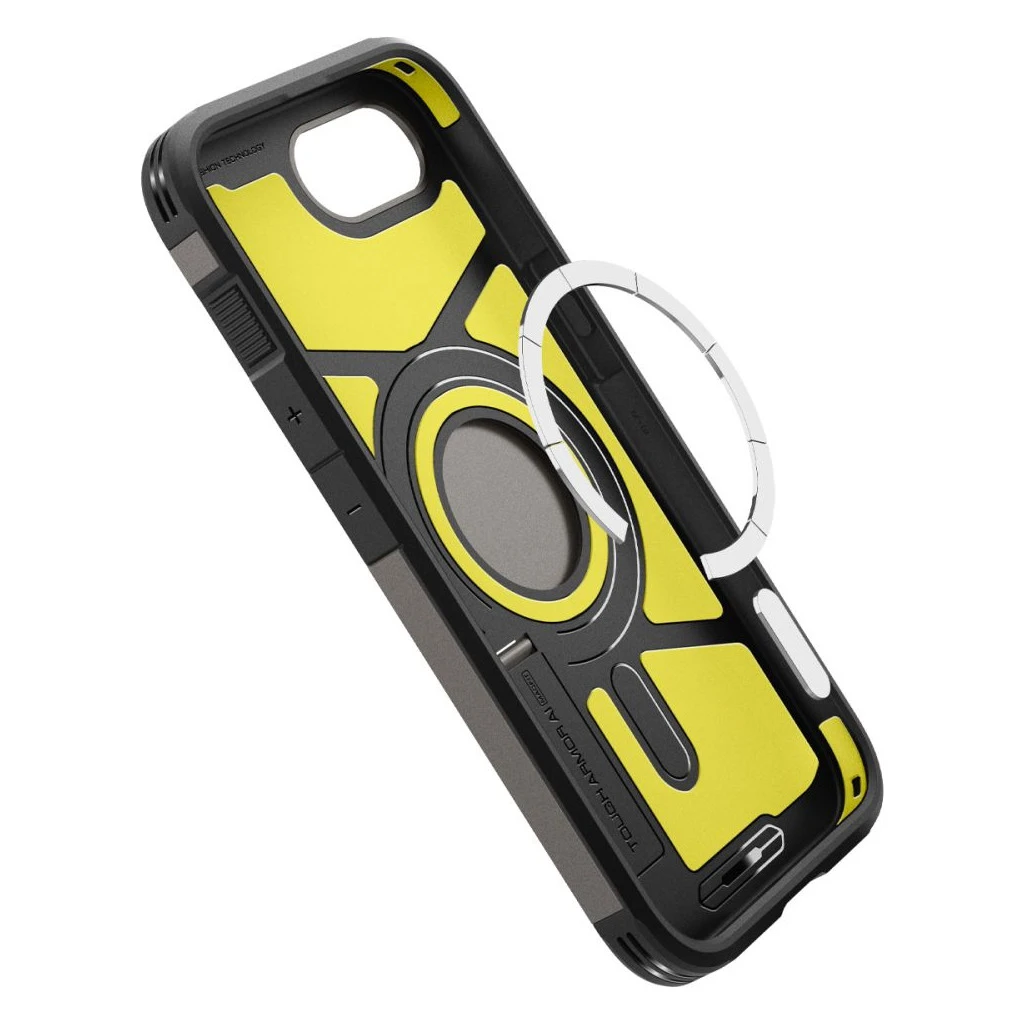 SPIGEN TOUGH ARMOR MAG MAGSAFE iPhone 16E készülékhez tok lőfémszürke