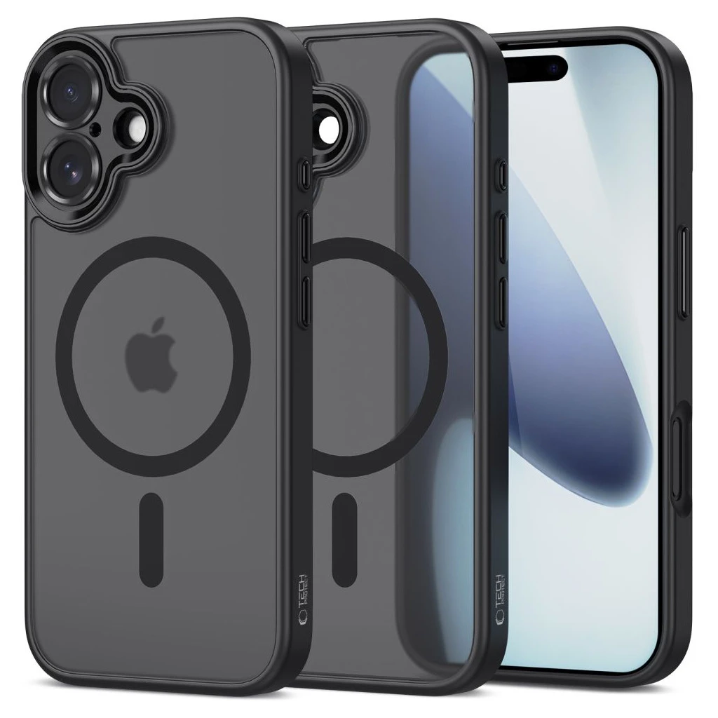 TECH-PROTECT MAGCAM MAGSAFE iPhone 17 készülékhez tok matt fekete