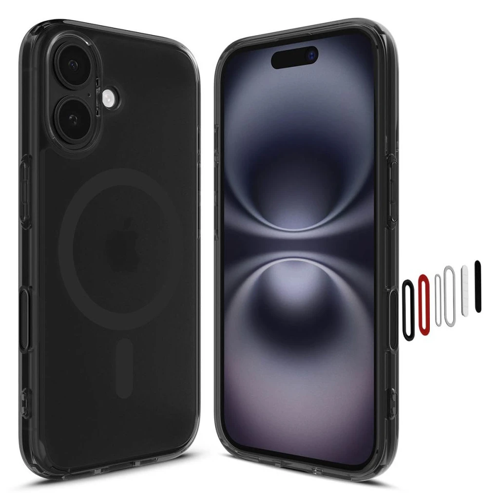 SPIGEN ULTRA HYBRID ”T” MAG MAGSAFE iPhone 16 készülékhez tok Frost fekete