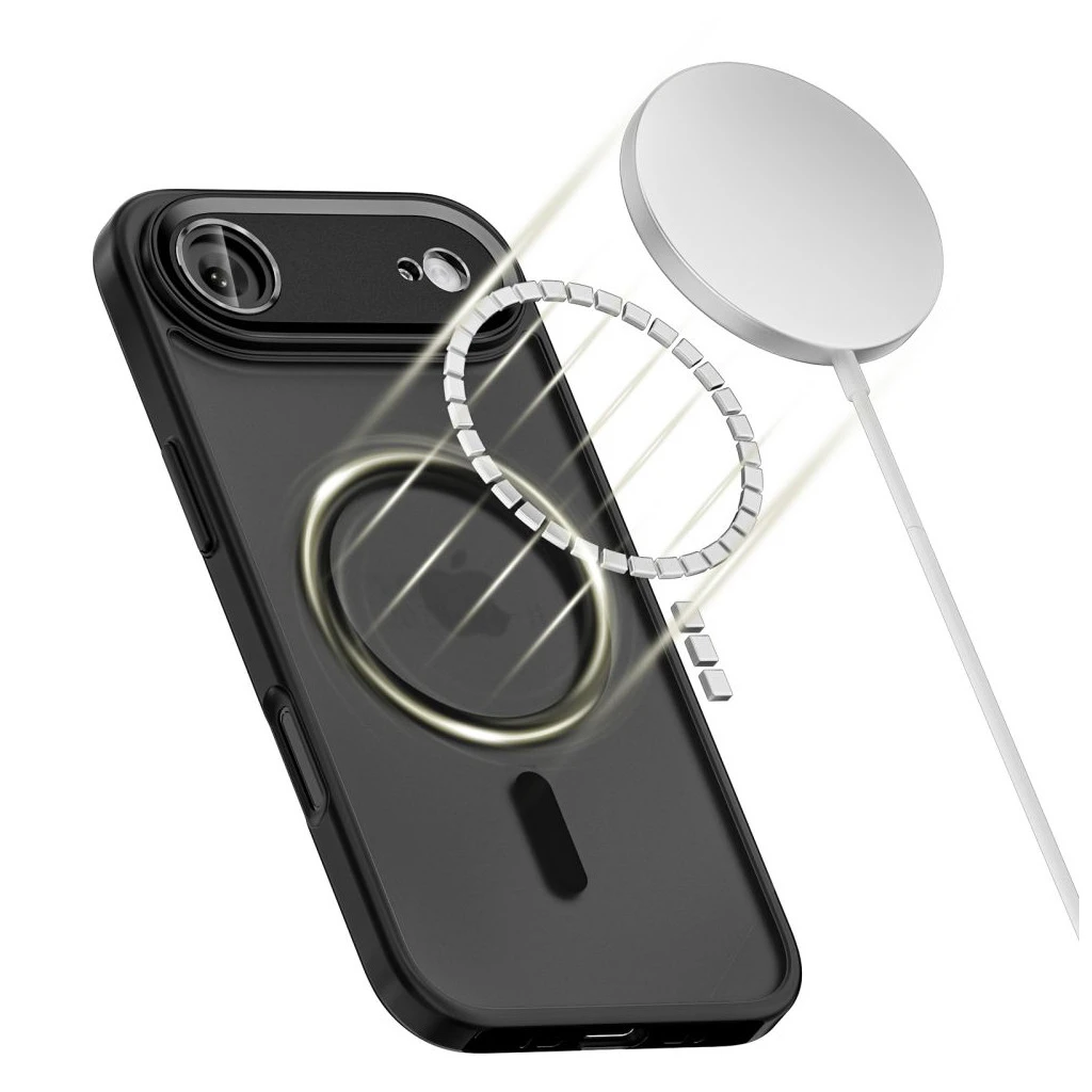 TECH-PROTECT MAGCAM MAGSAFE iPhone Air készülékhez tok matt fekete