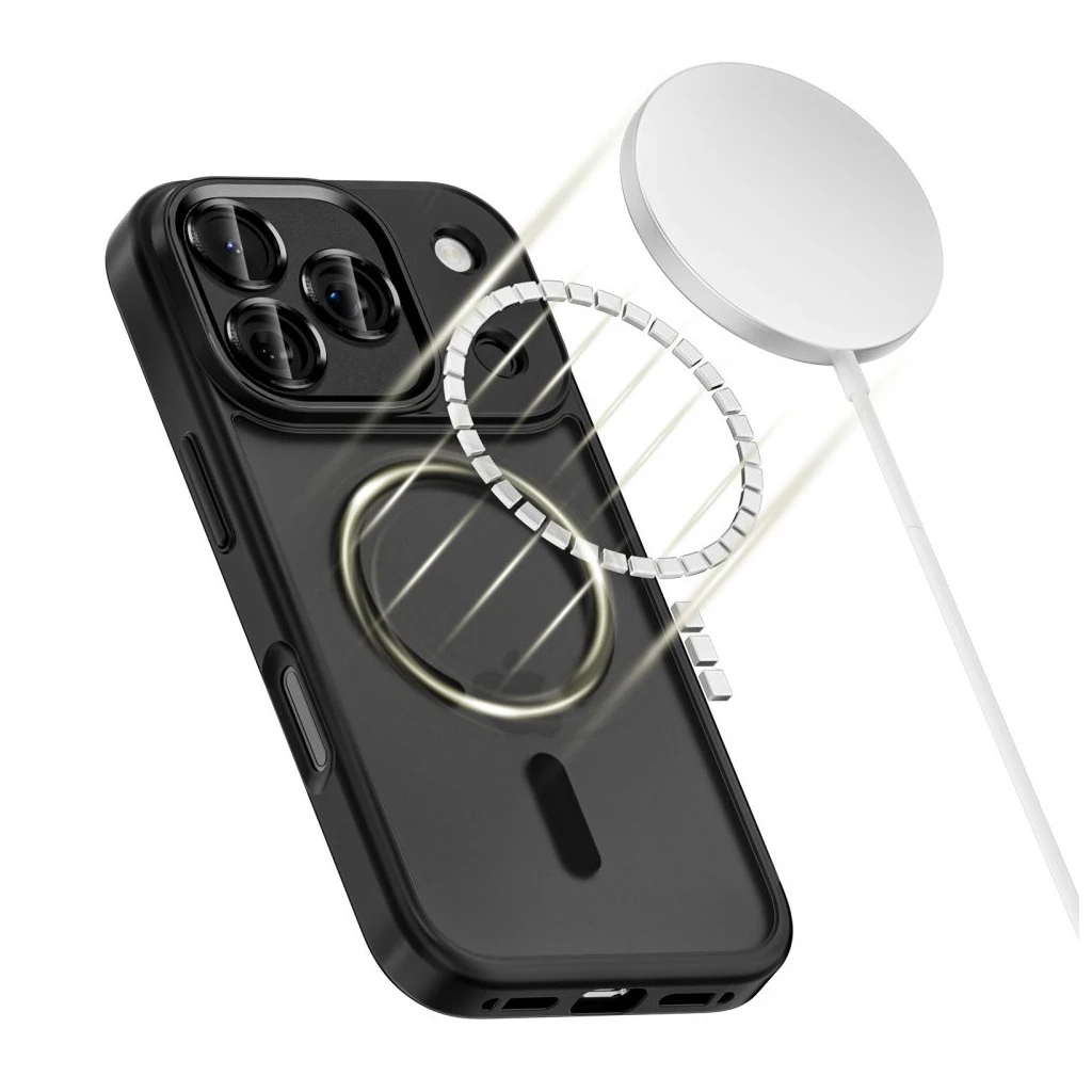 TECH-PROTECT MAGCAM MAGSAFE iPhone 17 Pro tok készülékhez matt fekete