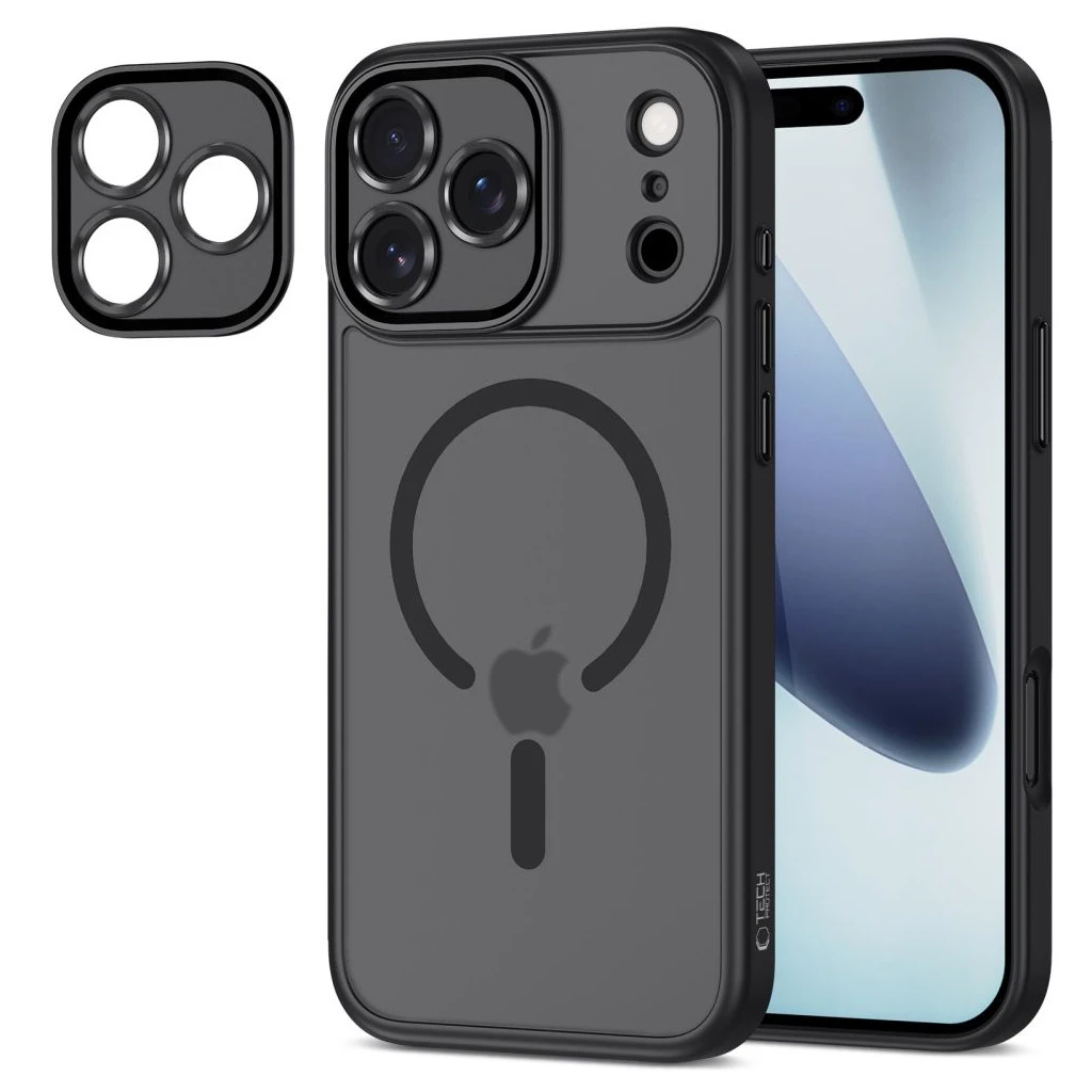 TECH-PROTECT MAGCAM MAGSAFE iPhone 17 Pro tok készülékhez matt fekete