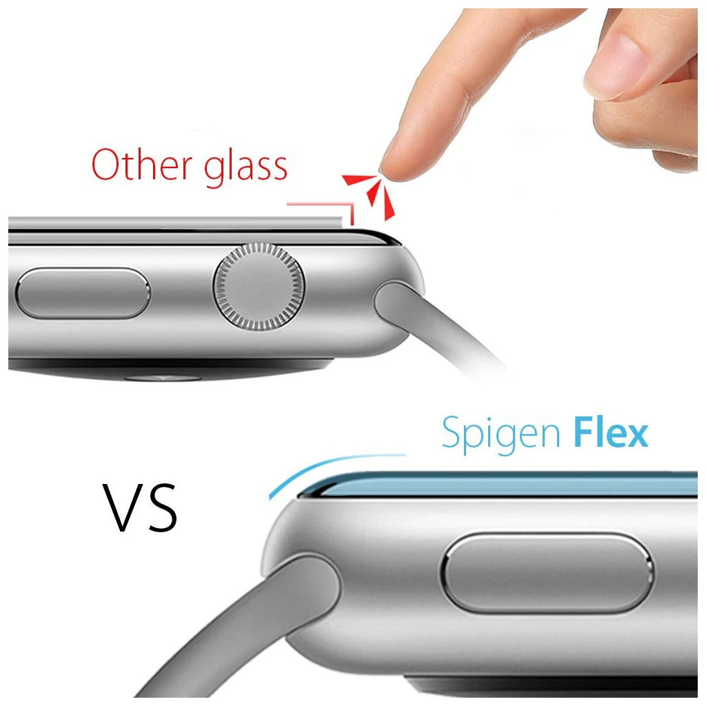 Védőfólia SPIGEN NEO FLEX 3-PACK APPLE WATCH 6/7/8/9/SE 1/2/3 készülékhez (40/41 MM) átlátszó