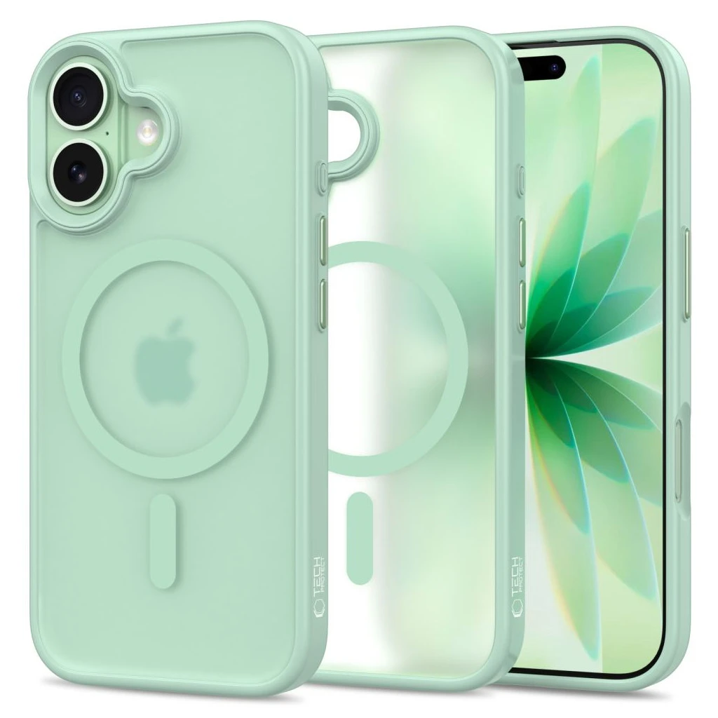 TECH-PROTECT MAGMAT MAGSAFE iPhone 17 készülékhez tok matt zsálya