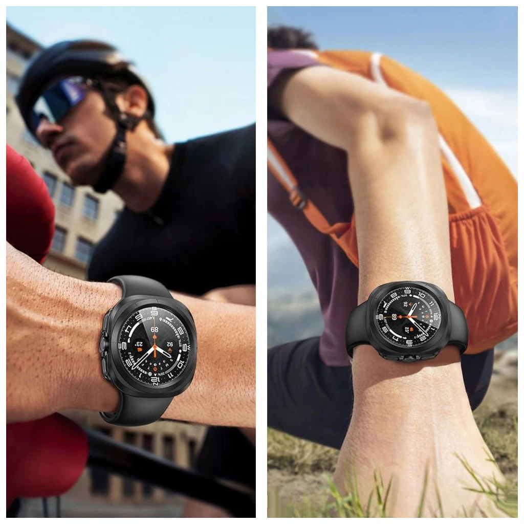 TECH-PROTECT DEFENSE360 SAMSUNG GALAXY WATCH ULTRA 2024/2025 (47 MM) készülékhez tok fekete