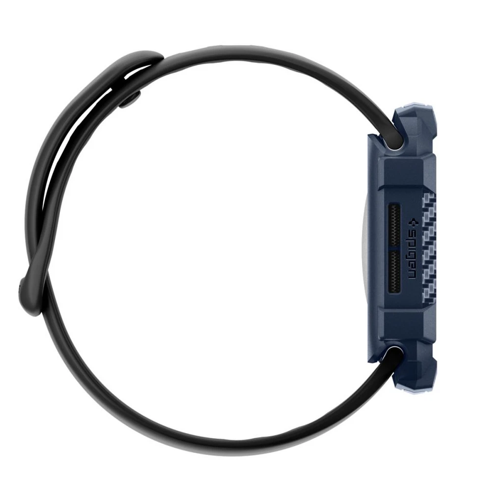 SPIGEN RUGGED ARMOR V2 Apple Watch 10/11 (42 MM) készülékhez tok – tengerészkék