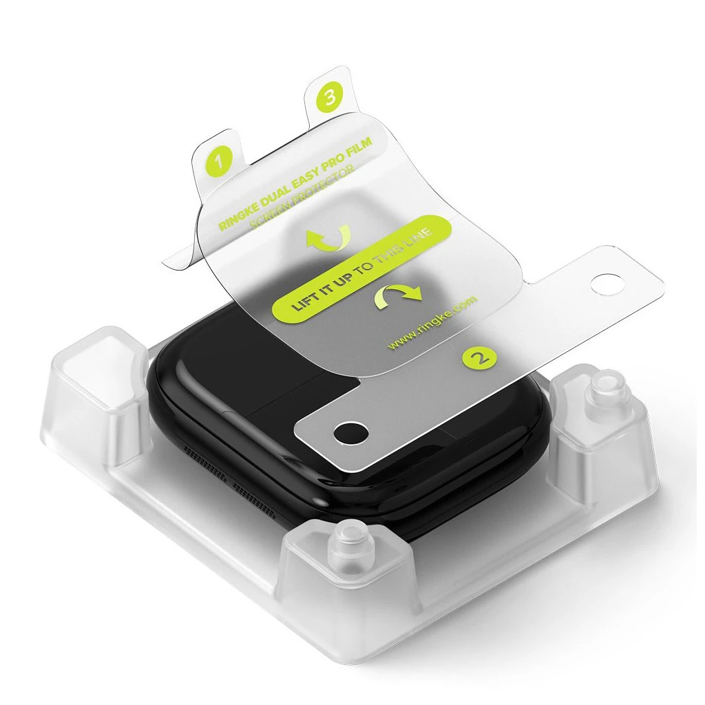 FOLIA OCHRONNA Ringke Dual Easy Pro 2-PACK kijelzővédő Apple Watch 10/11 (42 MM) készülékhez átlátszó