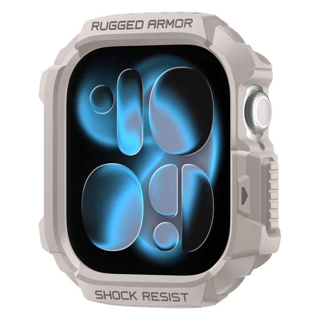 SPIGEN RUGGED ARMOR V2 Apple Watch 10/11 (42 mm) készülékhez dűne bézs