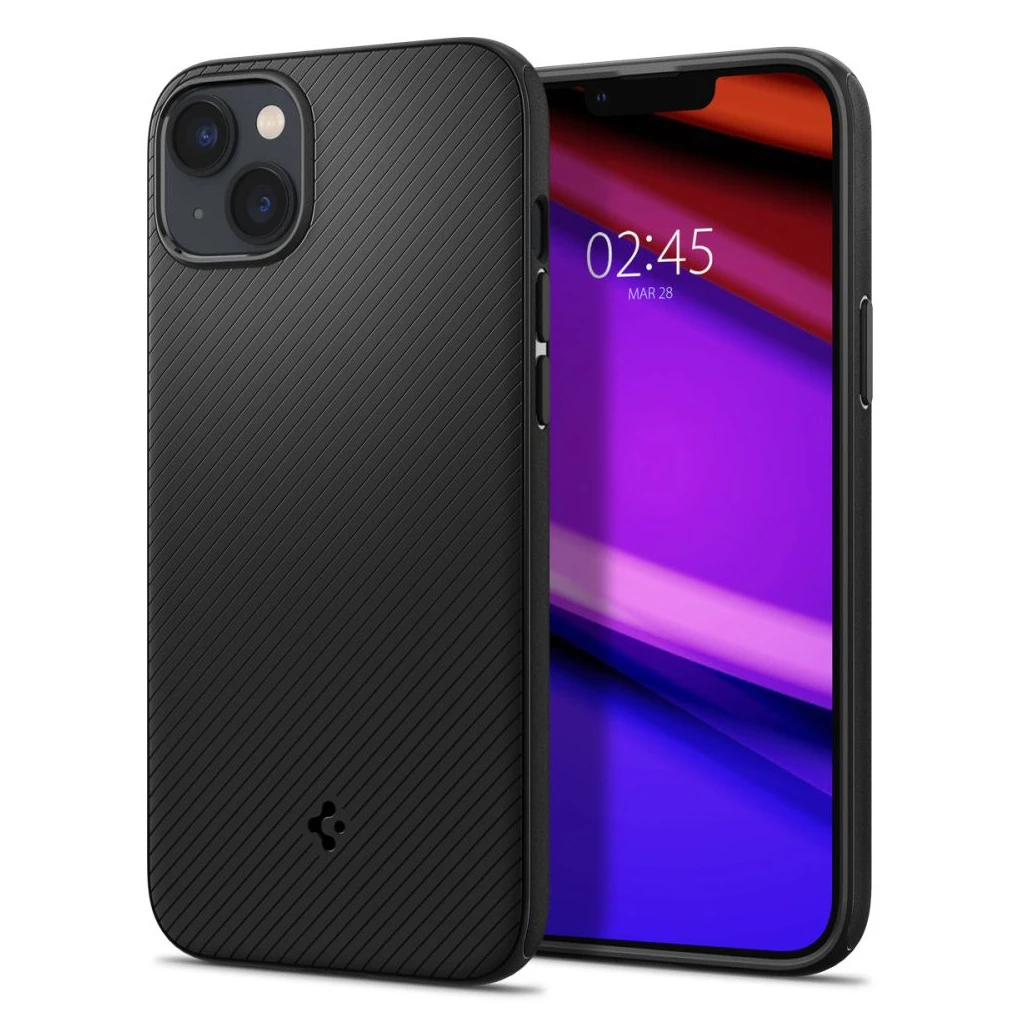 SPIGEN MAG ARMOR tok iPhone 14 Plus / 15 Plus készülékhez fekete