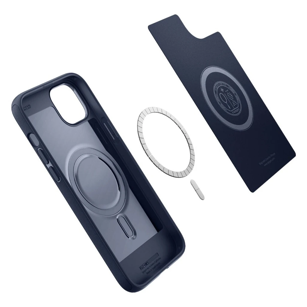 SPIGEN MAG ARMOR iPhone 14 Plus / 15 Plus készülékhez tok tengerészkék