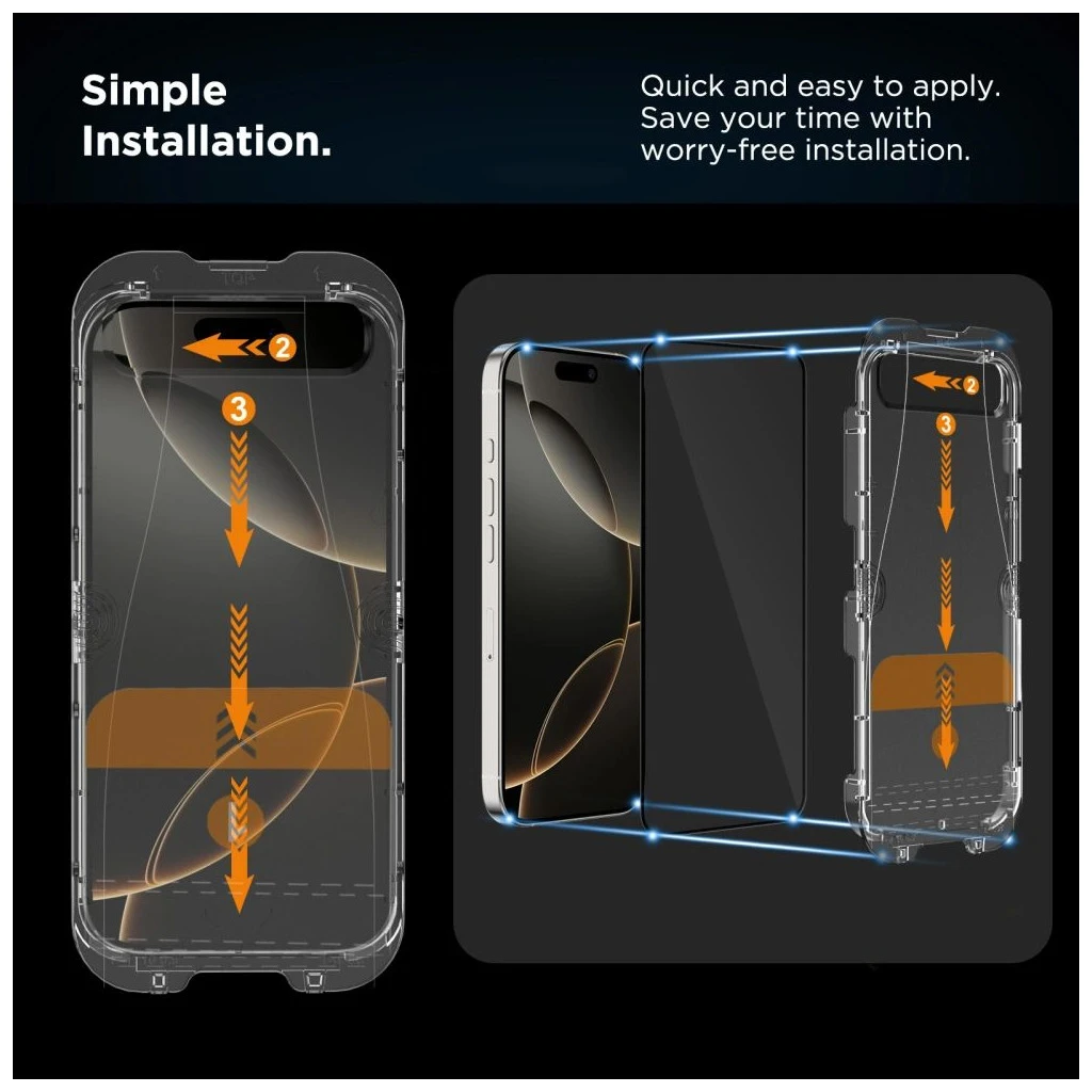 TECH-PROTECT QUICK SET SPY+ 2-PACK iPhone 12/12 Pro készülékhez privát üveg kijelzővédő