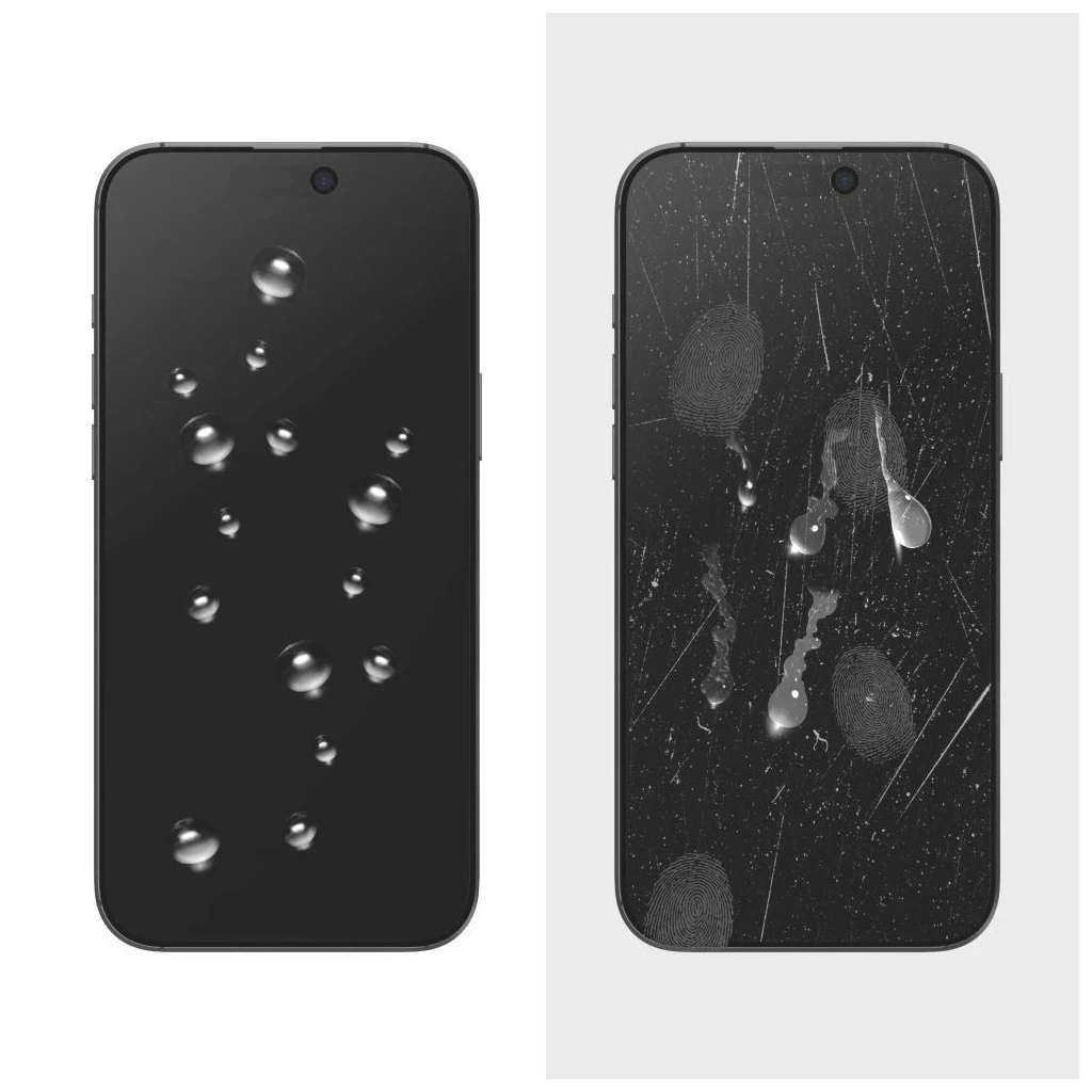 Privatizáló kijelzővédő üveg TECH-PROTECT QUICK SET SPY+ 2-PACK iPhone 15/16 készülékhez Privacy