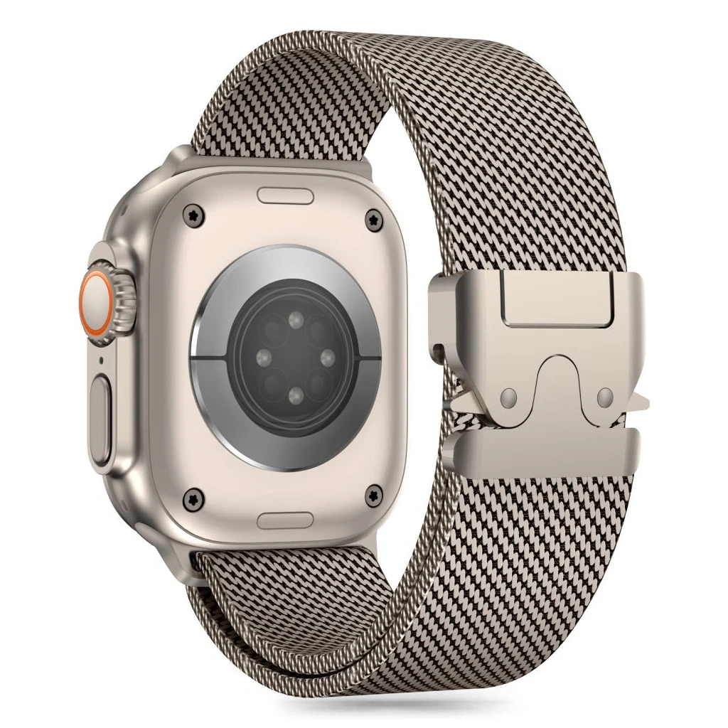 TECH-PROTECT MILANO Apple Watch 8/9/10/11/SE/ULTRA készülékhez Titanium védőtok (44/45/46/49 mm)