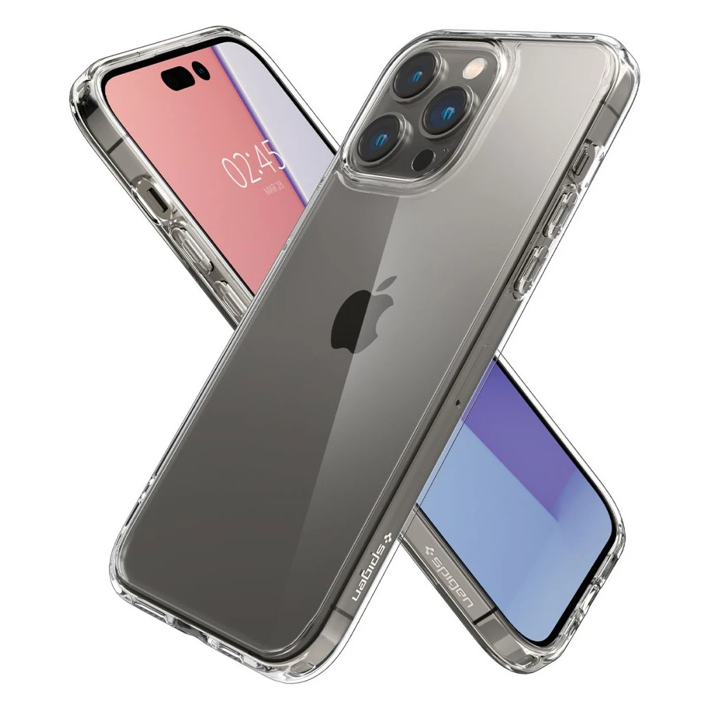 SPIGEN ULTRA HYBRID iPhone 14 Pro Max készülékhez tok Crystal Clear