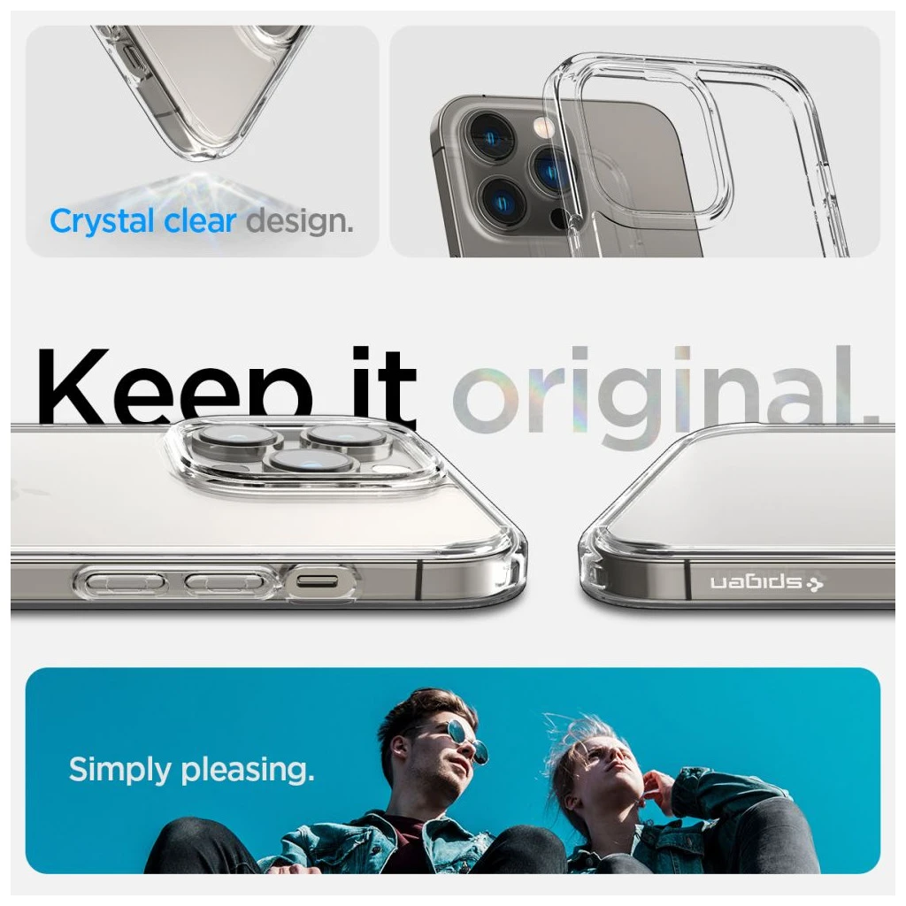 SPIGEN ULTRA HYBRID iPhone 14 Pro Max készülékhez tok Crystal Clear
