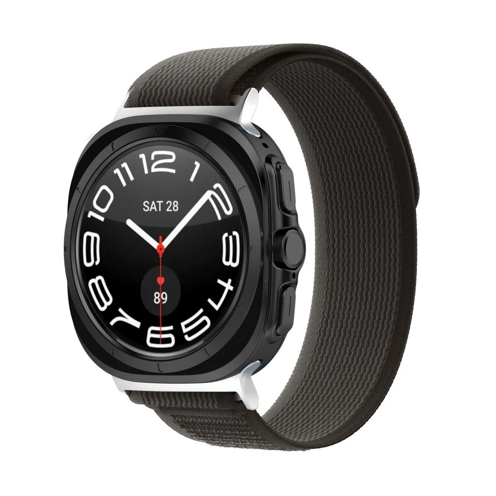 TECH-PROTECT NYLON védőtok SAMSUNG GALAXY WATCH ULTRA 2024/2025 készülékhez (47 MM) fekete/narancs