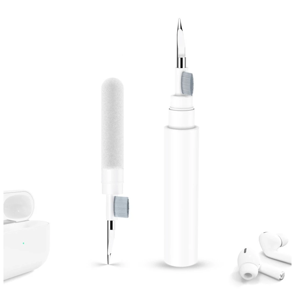 TECH-PROTECT CS02 CLEANER SET 3IN1 fülhallgatóhoz fehér