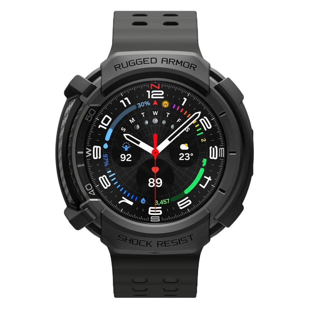 SPIGEN RUGGED ARMOR SAMSUNG GALAXY WATCH 8 CLASSIC készülékhez tok (46 MM) matte fekete