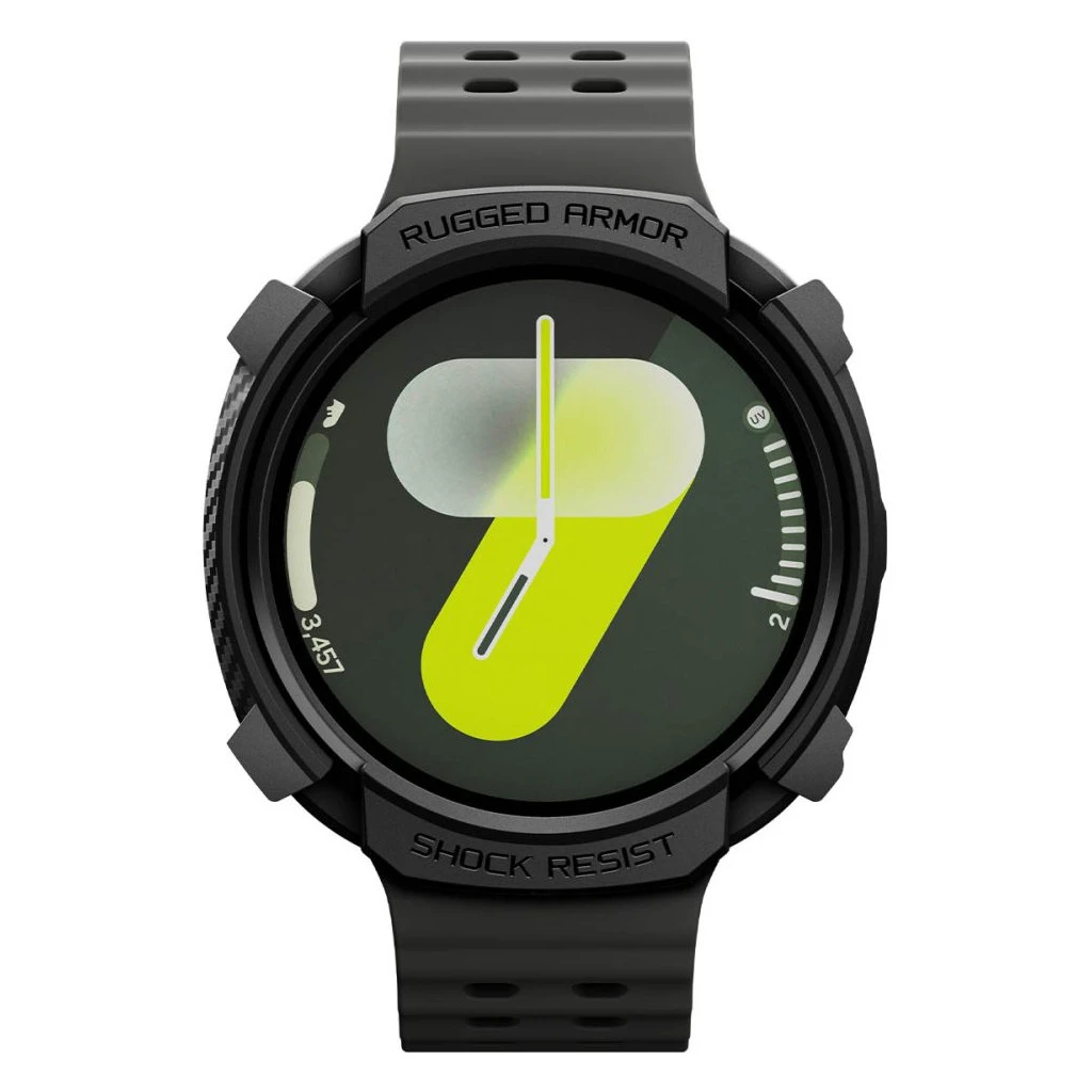 SPIGEN RUGGED ARMOR Samsung Galaxy Watch 8 (44 MM) készülékhez tok matt fekete