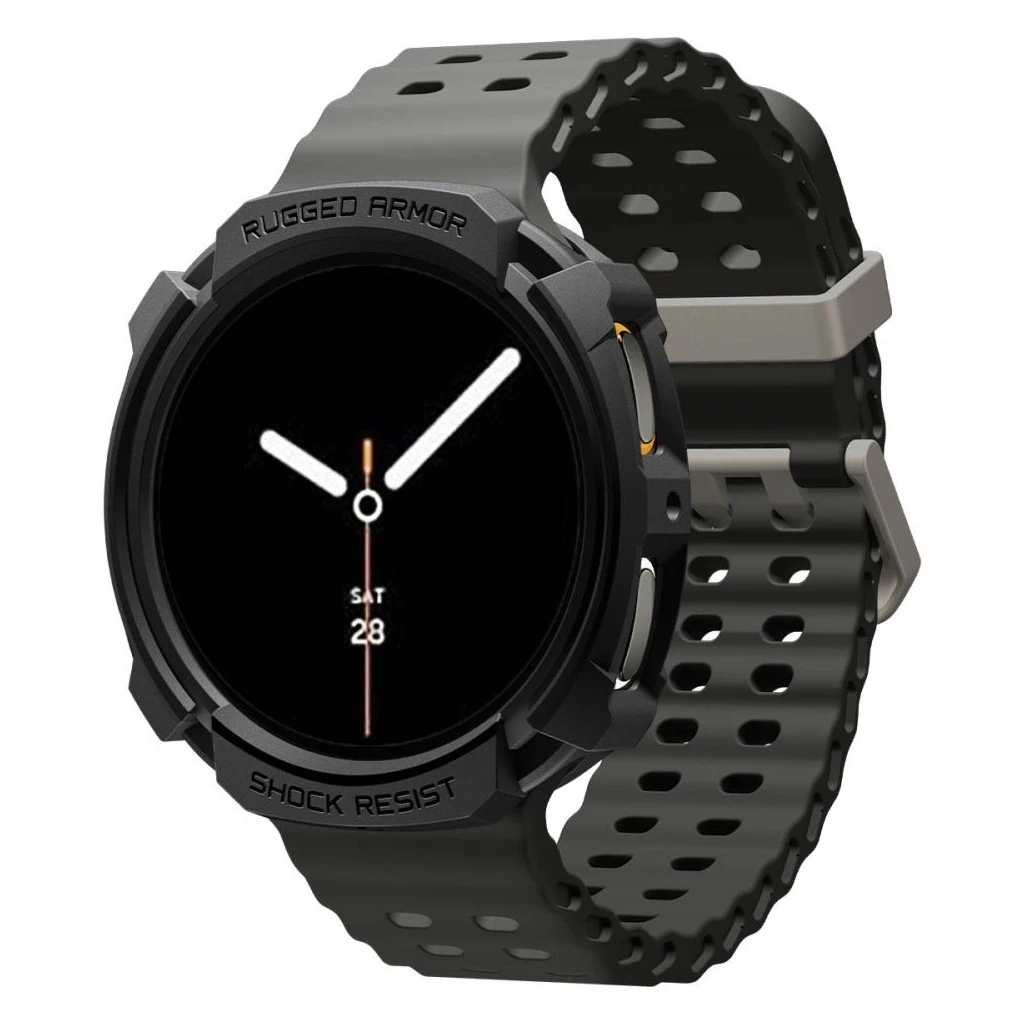SPIGEN RUGGED ARMOR Samsung Galaxy Watch 8 (44 MM) készülékhez tok matt fekete
