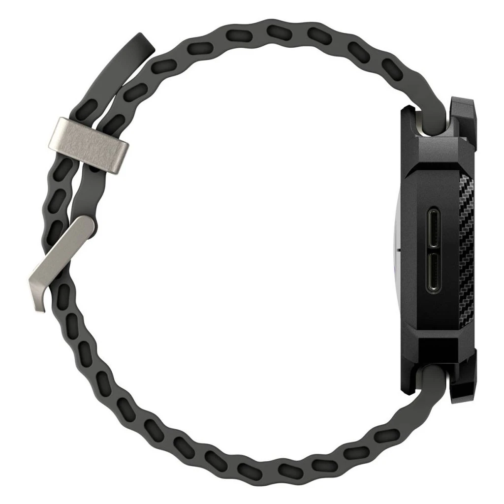 SPIGEN RUGGED ARMOR Samsung Galaxy Watch 8 (44 MM) készülékhez tok matt fekete