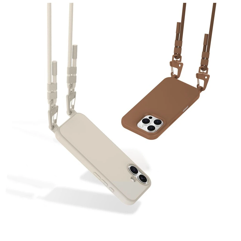 TECH-PROTECT MAGNECKLACE védőtok MAGSAFE iPhone 14 készülékhez kozmikus latte