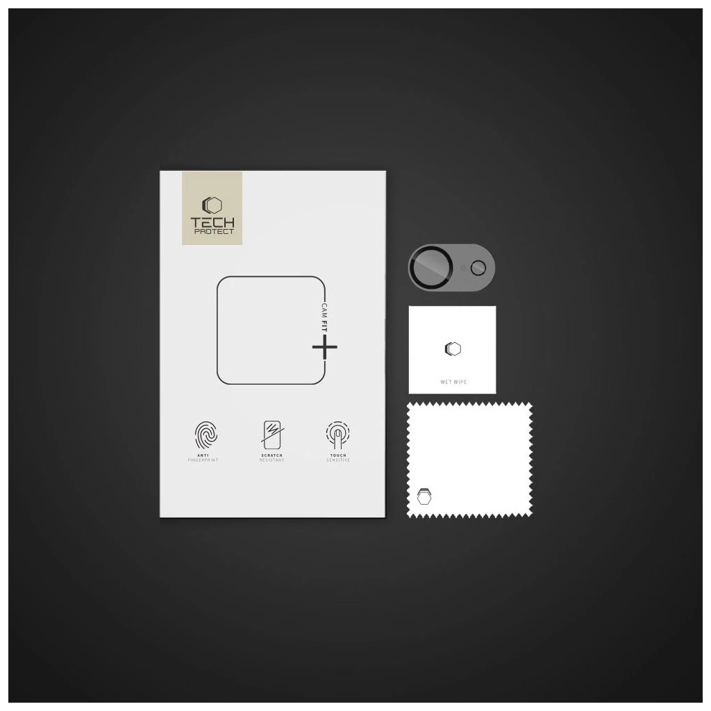 TECH-PROTECT CAM FIT+ iPhone 16E készülékhez tok – átlátszó