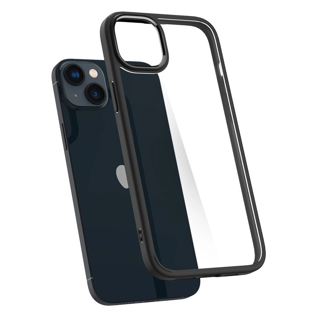 SPIGEN ULTRA HYBRID tok iPhone 14 PLUS / 15 PLUS készülékhez matt fekete