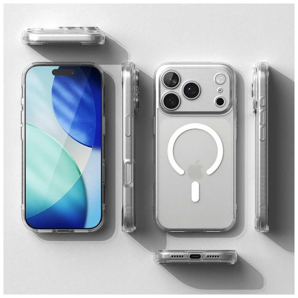 RINGKE FUSION mágneses MAGSAFE iPhone 17 Pro Max készülékhez tok – Matte Clear