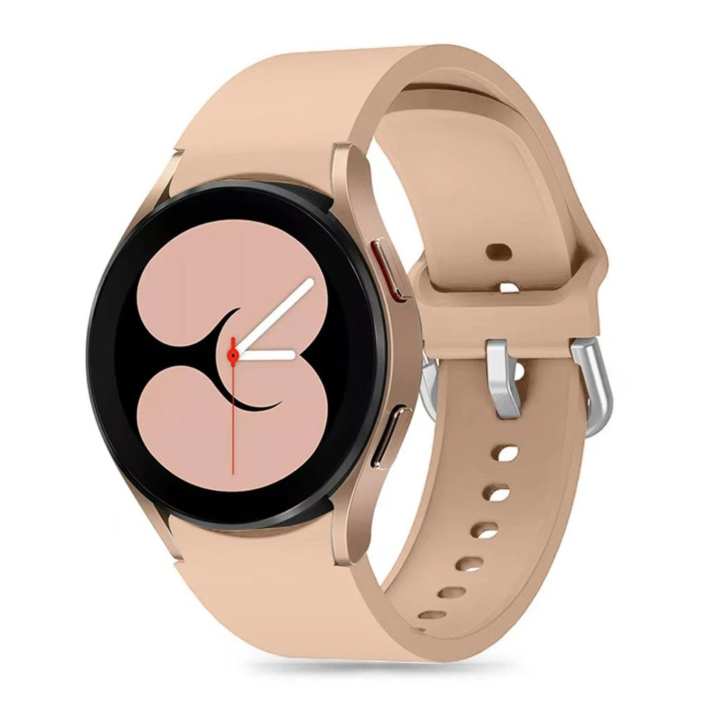 TECH-PROTECT SILICONE tok Samsung Galaxy Watch 4/5/5 PRO/6/7/FE készülékhez CAFFE LATTE